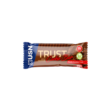 USN Trust Protein Cookie Bar - Double Chocolate (60g) | High-Protein, Low-Sugar, Indulgent Snack